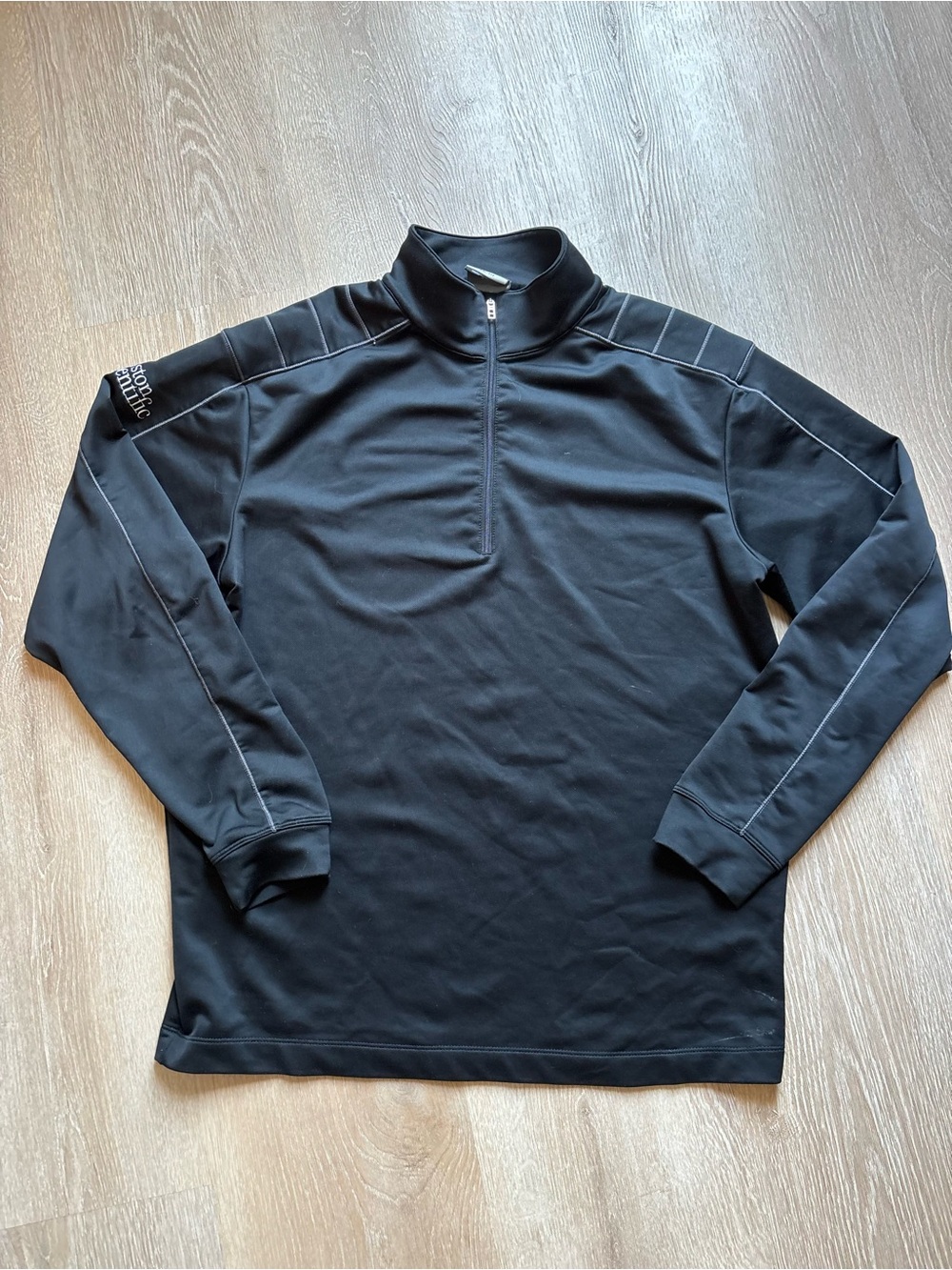 Nike Golf Dri-Fit Black Quarter Zip Pullover Sweater Men’s size Medium